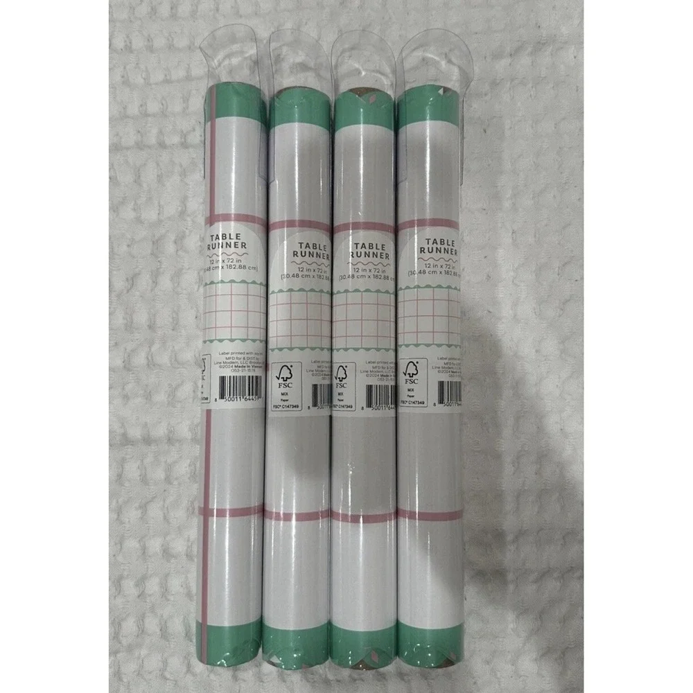 Paper Table Runner 4 Pack 12 in x 72 in